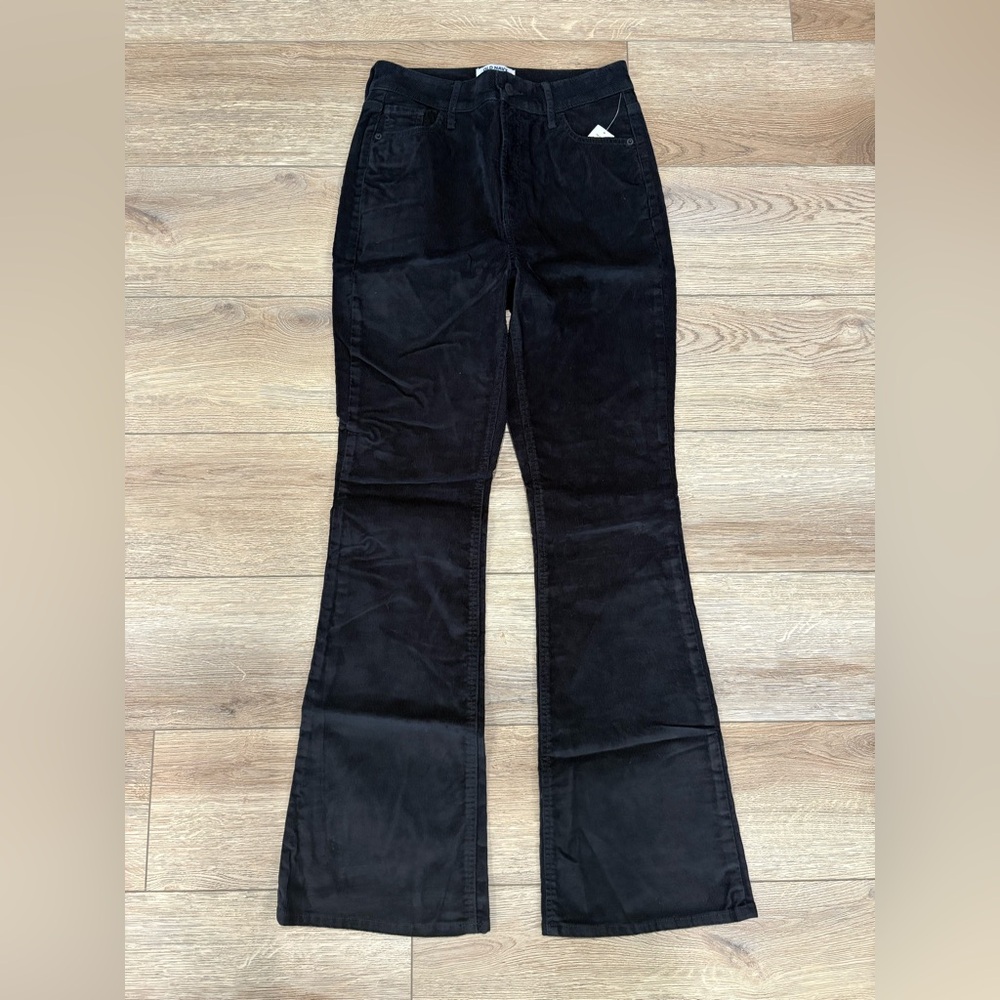 Old Navy Black Velour Flare Pants